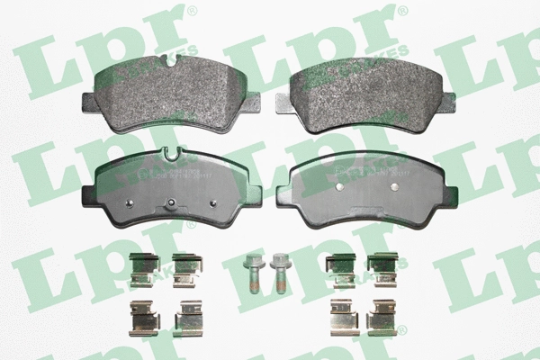 Brake Pad Set, disc brake (05P1787)