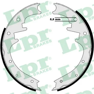 Brake Shoe Set (07205)