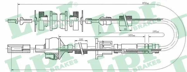 Cable Pull, clutch control (C0173C)