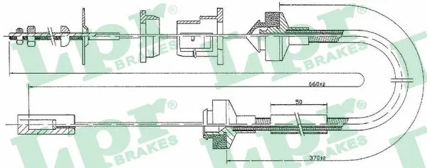 Cable Pull, clutch control (C0149C)