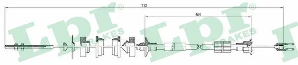 Cable Pull, clutch control (C0005C)