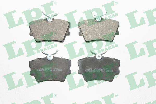 Brake Pad Set, disc brake (05P616)