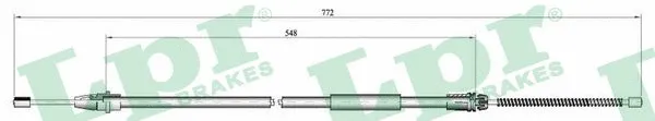 Cable Pull, parking brake (C0639B)