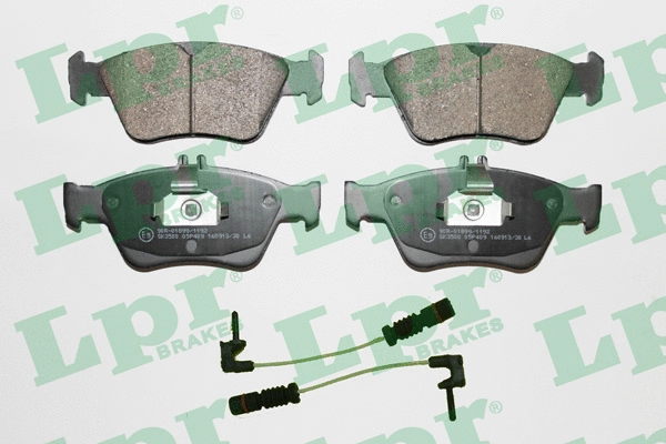 Brake Pad Set, disc brake (05P409A)