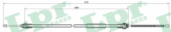Cable Pull, parking brake (C0134B)