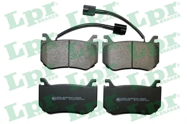 Brake Pad Set, disc brake (05P2166)