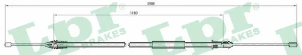 Cable Pull, parking brake (C0405B)