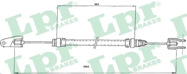 Cable Pull, clutch control (C0189C)