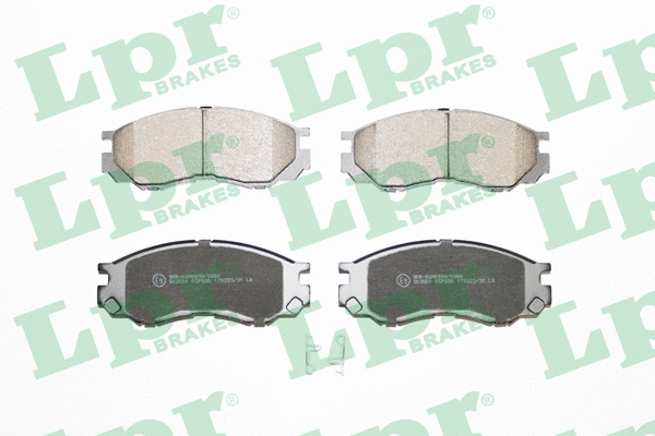 Brake Pad Set, disc brake (05P686)