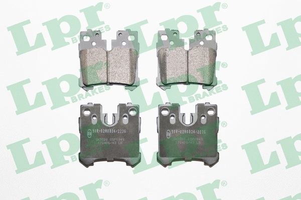 Brake Pad Set, disc brake (05P1849)