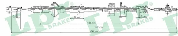Cable Pull, clutch control (C0034C)