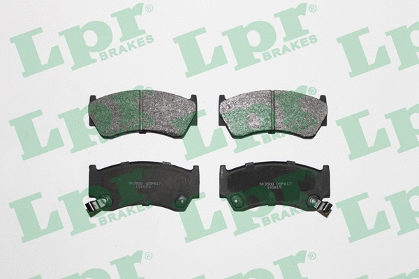 Brake Pad Set, disc brake (05P617)