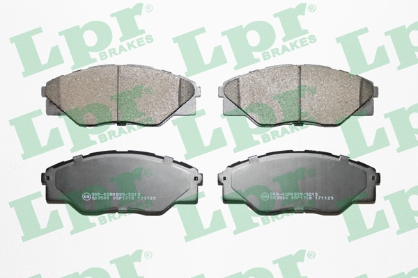 Brake Pad Set, disc brake (05P1718)