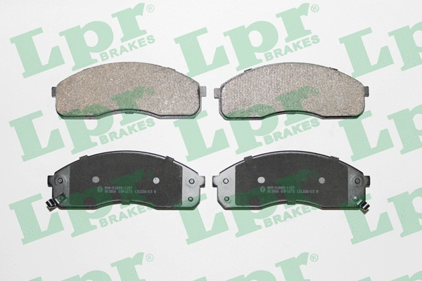 Brake Pad Set, disc brake (05P1072)