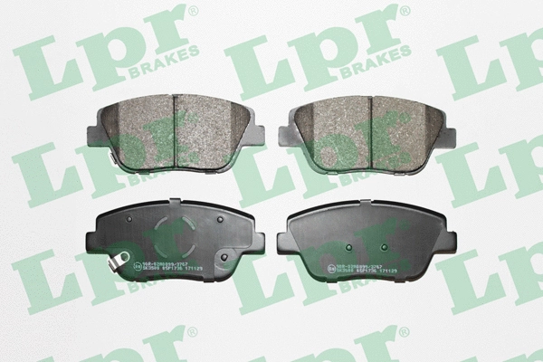 Brake Pad Set, disc brake (05P1736)