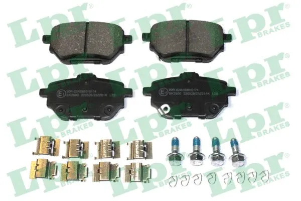 Brake Pad Set, disc brake (05P2251K)