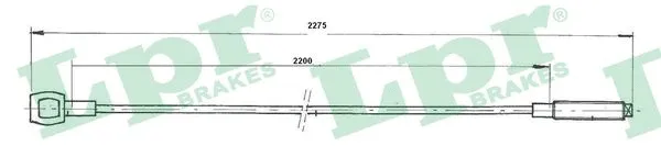 Cable Pull, clutch control (C0290C)