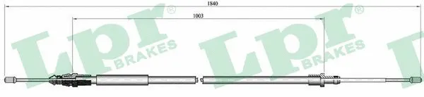Cable Pull, parking brake (C0099B)