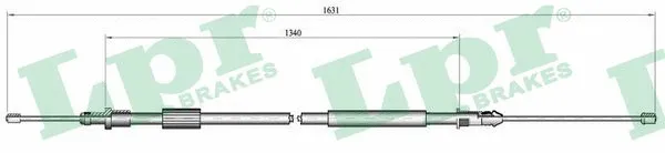 Cable Pull, parking brake (C0127B)