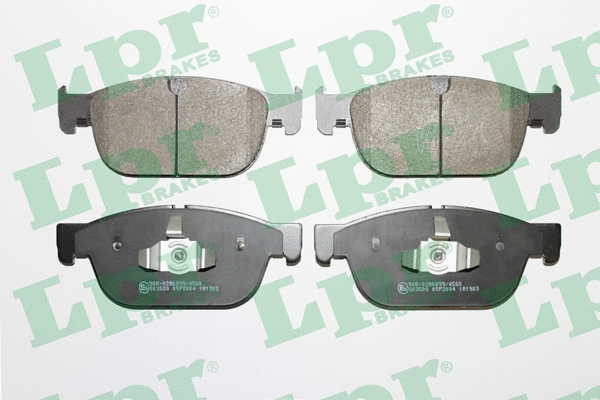 Brake Pad Set, disc brake (05P2004)