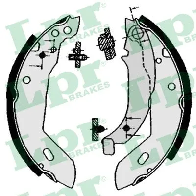 Brake Shoe Set (04670)