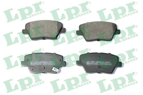 Brake Pad Set, disc brake (05P2335)
