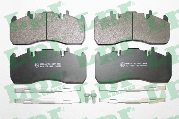 Brake Pad Set, disc brake (05P1492)