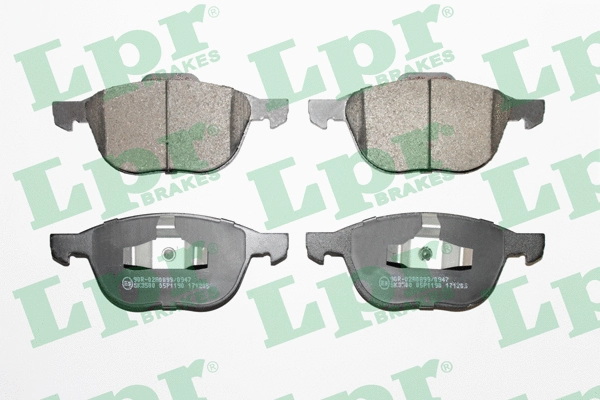 Brake Pad Set, disc brake (05P1190)