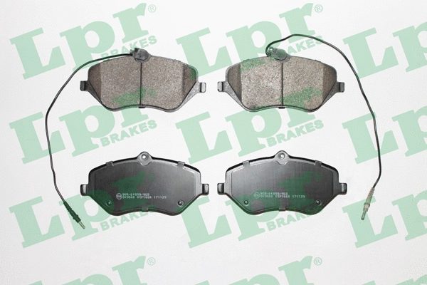 Brake Pad Set, disc brake (05P1666)