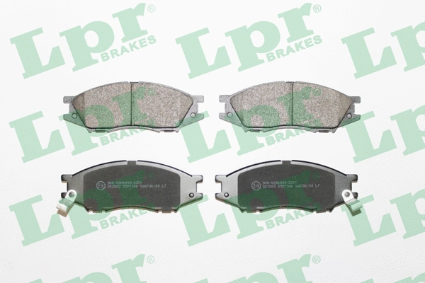 Brake Pad Set, disc brake (05P1346)