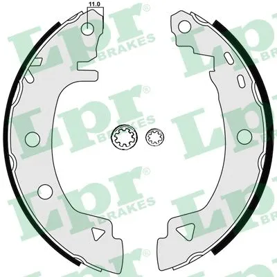 Brake Shoe Set (04920)