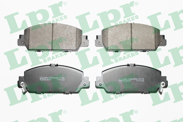 Brake Pad Set, disc brake (05P1886)