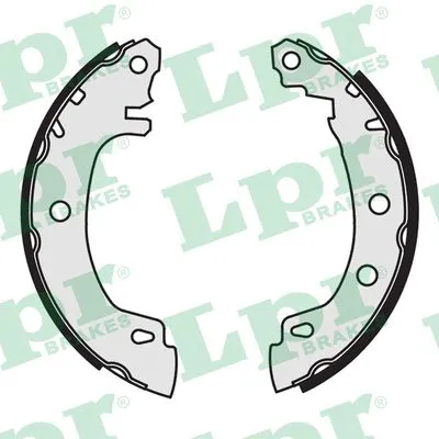Brake Shoe Set (07170)