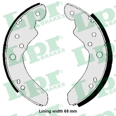 Brake Shoe Set (01200)