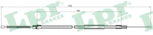 Cable Pull, parking brake (C1261B)