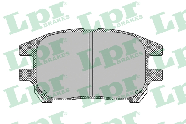 Brake Pad Set, disc brake (05P1332)