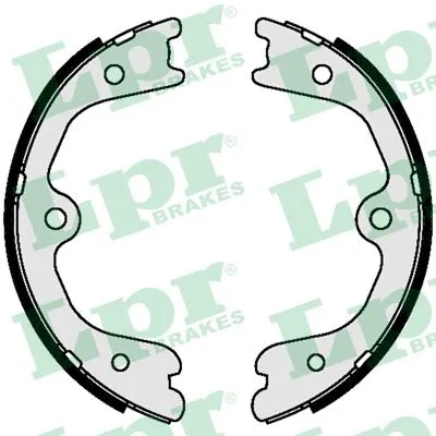 Brake Shoe Set, parking brake (09490)