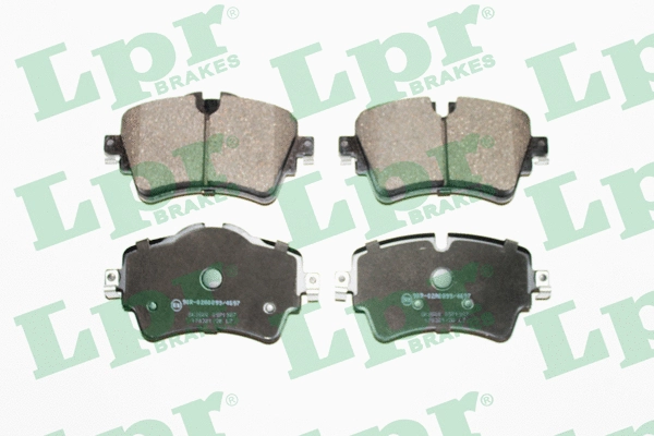 Brake Pad Set, disc brake (05P1987)