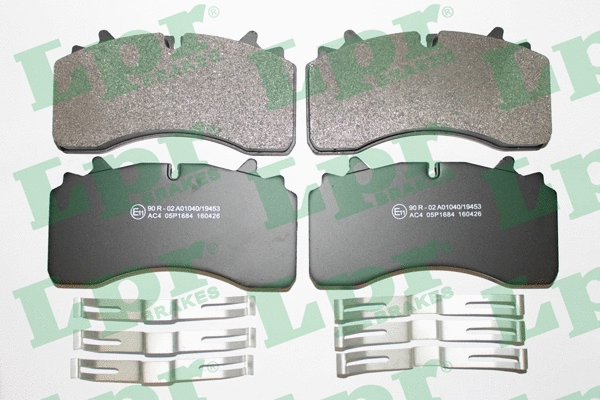 Brake Pad Set, disc brake (05P1684)