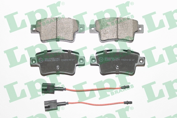 Brake Pad Set, disc brake (05P1677)