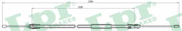 Cable Pull, parking brake (C0404B)