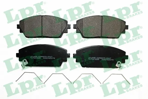 Brake Pad Set, disc brake (05P2278)