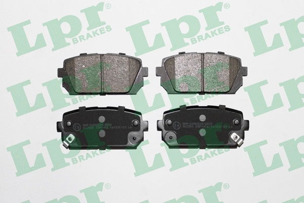 Brake Pad Set, disc brake (05P1416)