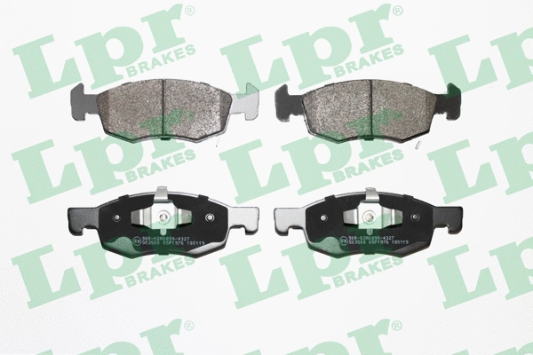 Brake Pad Set, disc brake (05P1976)