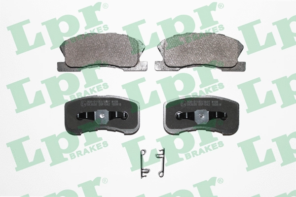 Brake Pad Set, disc brake (05P1042)
