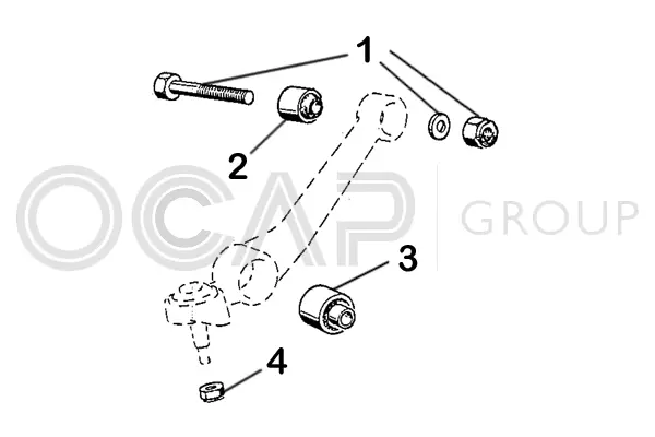 Control/Trailing Arm Kit, wheel suspension (0902269)