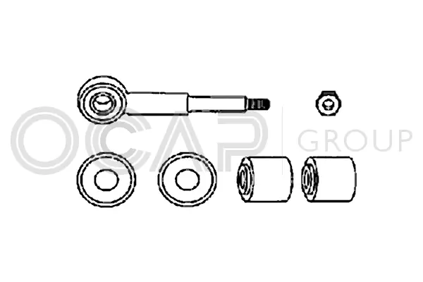Link/Coupling Rod, stabiliser bar (0181304-K)