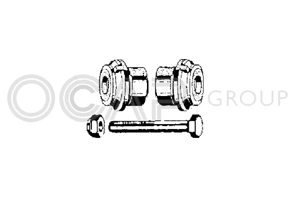 Control/Trailing Arm Kit, wheel suspension (0901735)
