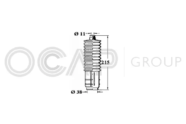 Bellow, steering (1211231)