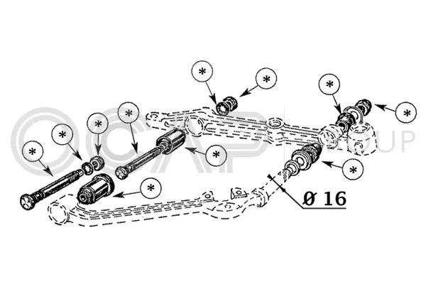 Control/Trailing Arm Kit, wheel suspension (0902228)